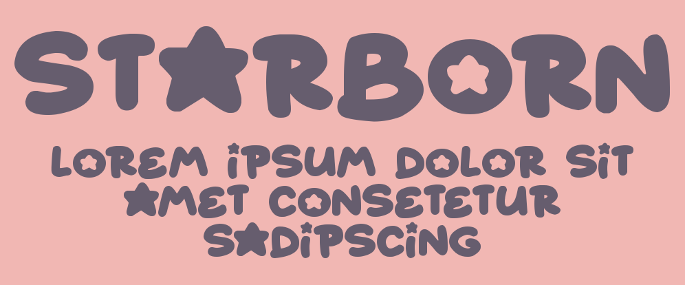 Starborn Font - 1001 Free Fonts