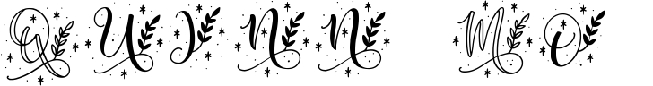 Quinn Monogram Font